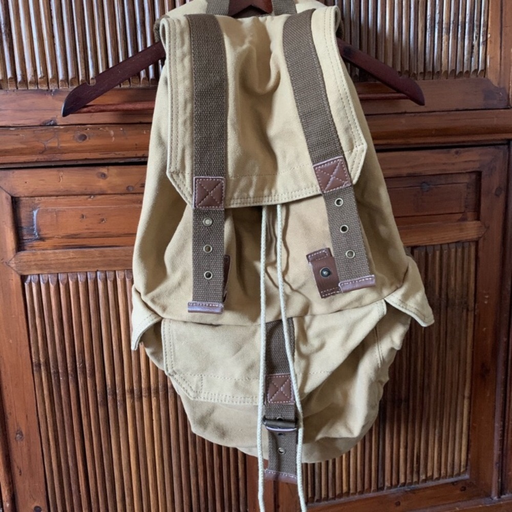 Brand new canvas backpack